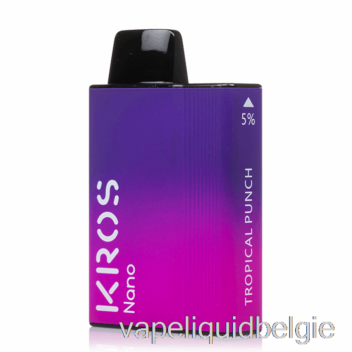 Vape België Kros Nano 5000 Wegwerp Tropische Punch